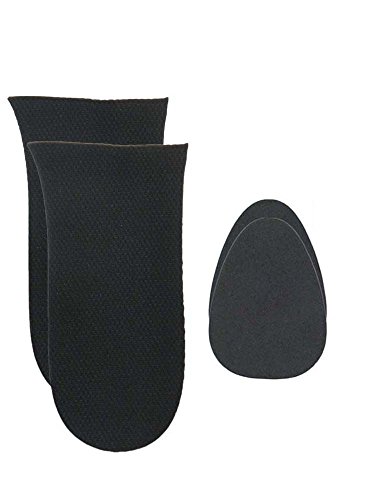 2 Right 12mm(1/2 Inch) Limb Leg Length Discrepancies Heel Inserts Insoles Shoe Leveler