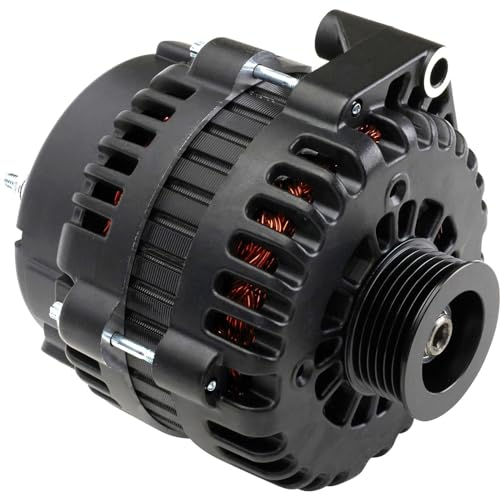 Speedway Motors 2891024 Gm Ad244 Style High Output 220 Amps All Black Alternator thumb #2