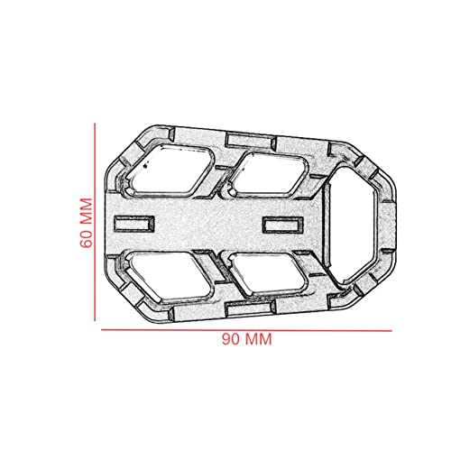 Accessoires moto CB500X avec repose-pieds élargissant de précision - 3