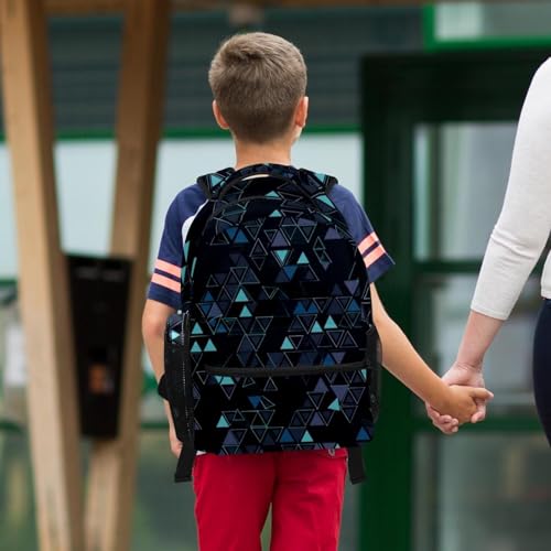 Ensemble cartables multicolore à compartiments et trousse pour adolescents - 6