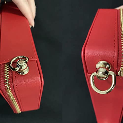 30Pcs Brass Rivet Button Ball Studs Rivets D Ring 360 Rotatable For Diy Leather Collar Belt Handbag Shoes Case Motorcycle Jeans Brass Rivets Ect #TOP4