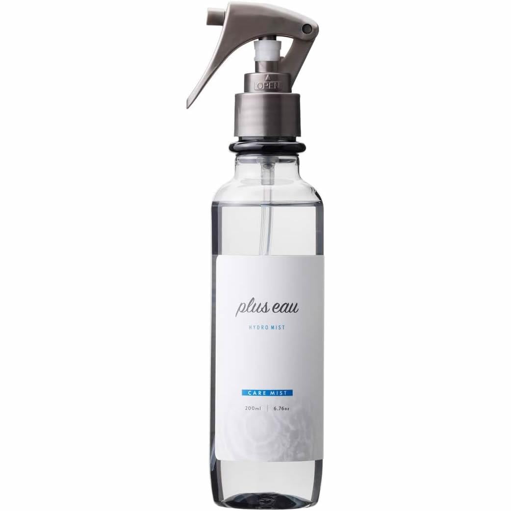 Plus eau Hydro Mist – Leave-In Hydrating Spray for Shine & Damaged Hair, 6.7 fl oz (200ml), Made in Japan