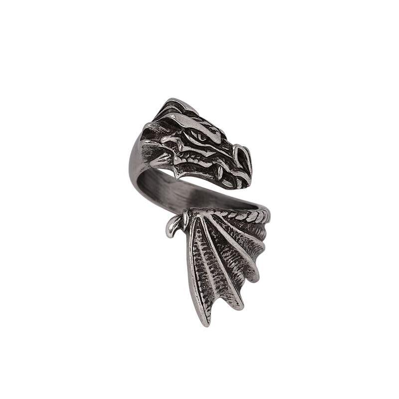 Bague Alchemy Gothic The Awakening unisexe couleur argent style gothique