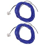 TOMETURE 2pcs Sport Fencing Electric Epee Wire Replacement Set Epee Tip Assembly Wire Low Resistance Insulated Repair Parts for Practice and Training