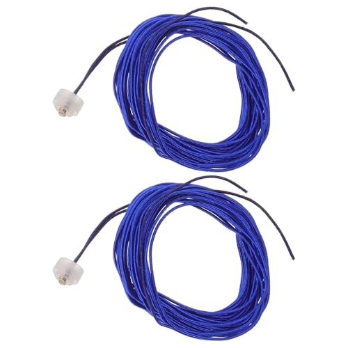 RUNROTOO 2pcs Electric Epee Wiring: Insulated Stainless Steel Blade Wire - Competition Body Cord - Cable for Fencing Equipment Repair and Maintenance
