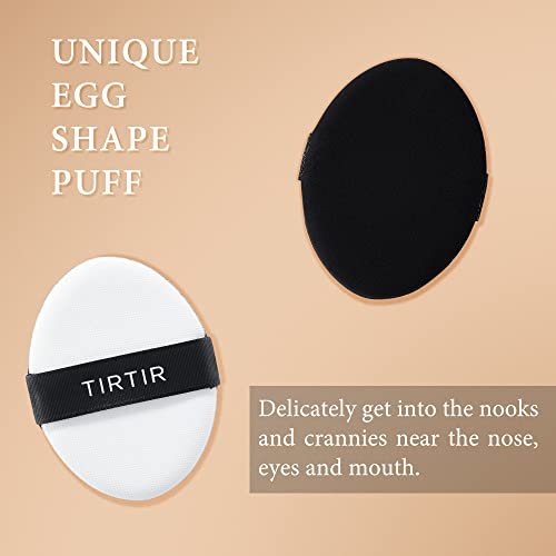 Tirtir My Glow Cream Cushion #21N Ivory 0.63Oz (18G) 24-Hours Long Lasting Dewy Glow Coverage Foundation Makeup - Refill Only #TOP4