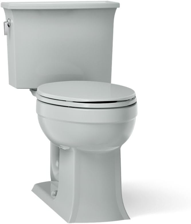 Kohler 3551-95 Archer Comfort Height Two-piece elongated 1.28 gpf chair height toilet