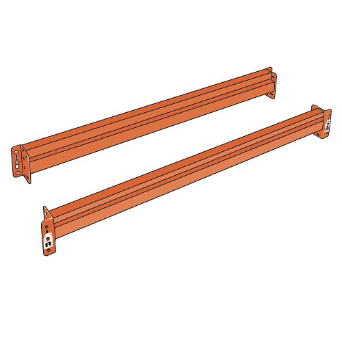 STEEL KING Solid Beams for Boltless Pallet Racks - 108x4