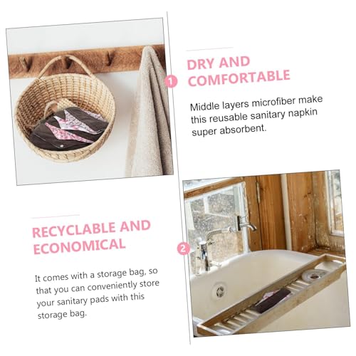 iplusmile Claro 5 Peças Almofada De Toalha Lavável Da Tia A Camada Interna É Almofada De Guardanapo