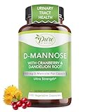 Pure By Nature D-Mannose with Cranberry and Dandelion Root, 120 Count