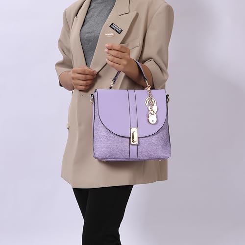 MKF Collection Women's Shoulder Bag, Vegan Leather Crossbody Bag Handbag Purse by Mia K4