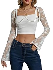 White-012flared Sleeves