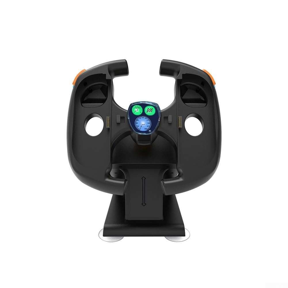 Supporto per volante per Switch 2, accessorio da gioco ricaricabile stabile da corsa per joy-con attacco per simulatore di guida kart ergonomico