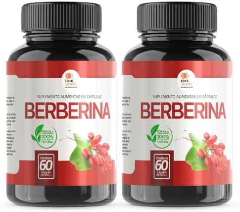 Berberina 500mg – Suplemento Alimentar em Cápsulas (60 cáps) - 2 ...