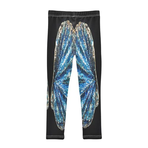 Two Seashells Blue Ocean Girls Casual Leggings for Kids Printed Long Pant Bottoms Stretch and Soft2