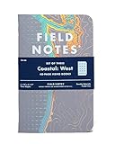 Field Notes Coastal: West Special Edition Recital Grid Memo Books, 3-Pack (3.5x5.5-Inch) Spring 2018