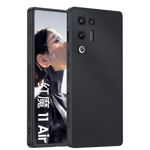 RedMagic 11 Air �p TPU�{���U�[ �X�}�z�P�[�X �ϏՌ� �����h�~ �L�Y�h�~ �w��h�~ ���^ �y�� �t�B�b�g�݌v �܂肽���݃X�}�z�P�[�X RedMagic 11 Air�Ή��i�u���b�N�j