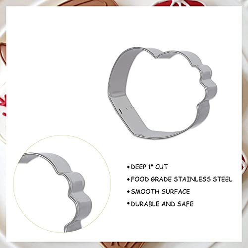 Baseball Cookie Cutters, 7 Pack Baking Molds Stainless Steel Biscuit Sandwich Cake Cutter Set Baseball Cake Decorations For Baby Shower Party Supplies Favors #TOP7