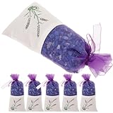 HIAKDOFT 6 Stück Duftsäckchen mit Lavendel und Jasminduft Nano Mineralien Aromabeutel für Schrank...