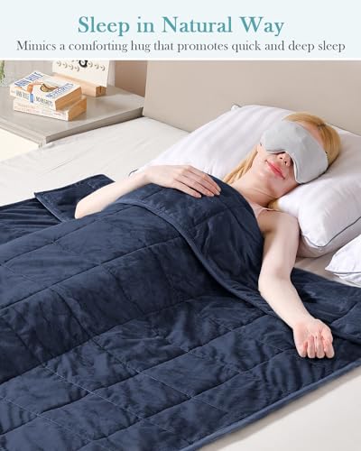 Topblan Cobertor pesado Queen Size 6,8 kg, cobertores pesados para adultos com tecido macio e quente