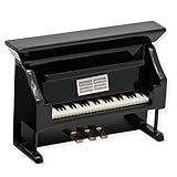 Black Upright Piano Miniature Replica Magnet, Size 3 inch by Broadway Gift