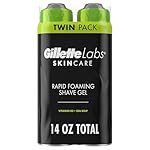 GilletteLabs Rapid Foaming Shave Gel for Men, 7oz (Pack of 2)