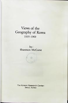 Hardcover Views of the Geography of Korea, 1935 - 1960 Book