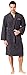Produktbild TOM TAILOR 0100300 Kimono Bademantel  (Baumwolle/Polyester) S, dunkelgrau