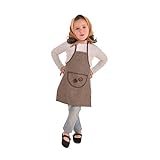 Creaciones Llopis Disfraz de Castañera Delantal Castaña y Pañuelo Niña (3-5 años)