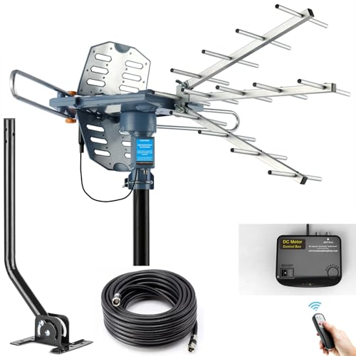 PBD Digital Outdoor TV Antenna, 150 Miles Range,...