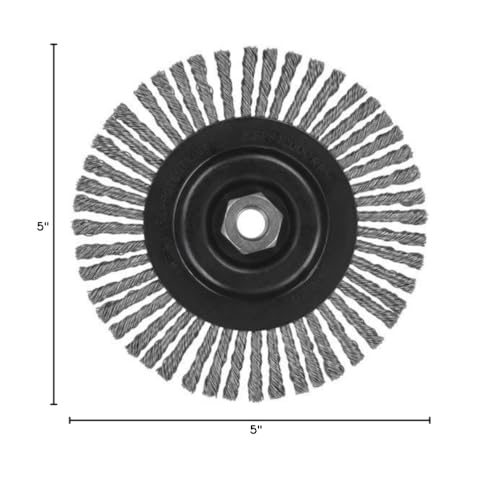 Image of DEWALT DW49251 5-Inch by 5 /8-Inch-11 XP .020 Stainless Stringer Wire Wheel