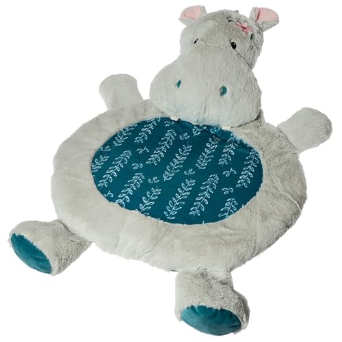 Image of Mary Meyer Bestever Baby Mat Cushioned Tummy Time Floor Play Mats for Babies and Toddlers, 31 x 23-Inches, Jewel Hippo