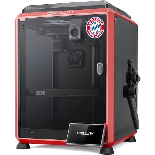 Creality K1C Imprimante 3D avec CamÃ©ra AI, 600mm/s Rapide Vitesse Extrudeuse sans Obstruction, 300Â°C Haute TempÃ© Impression 3D, Nivellement Automatique Mode Silencieux Commutable, Taille 220x220x250mm