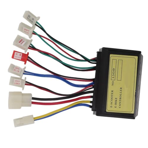 XIBANY Motorized Scooter 12V 24V 36V 100W-350W Ebike Controller Module Brushed Electric Vehicle Controller Replacement Electric Scooter Accessories Motorized Scooter (Color : 24v 250W-350W)