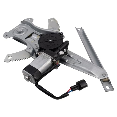 Image of TRQ Rear Driver Side Power Window Motor and Regulator Assembly Compatible with 2008-2011 Nissan Versa 2012 Nissan Versa Hatchback