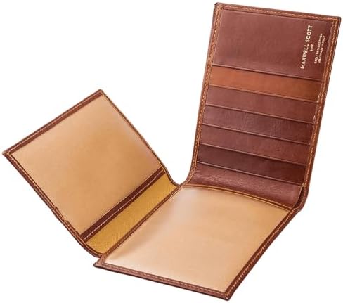 Men's Quality Leather Large Trifold Wallet | The Gallucio | Handmade in Italy, Chestnut, One Size, Classic, gray, One size