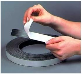 The 5S Store Industrial Strength 3/4" x 100' Magnetic Tape Roll with Adhesive Backing
