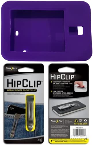 Étui à pompe Tandem T-Slim violet clip ceinture protection diabète