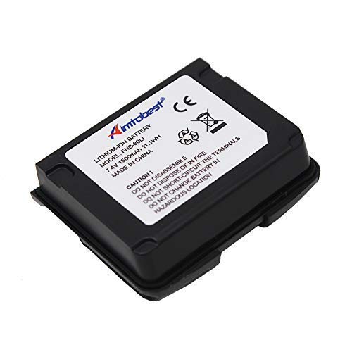 Aimtobest Fnb-80Li Fnb-58Li 1500Mah Li-Ion Battery Compatible For Vertex Radio Vx-5R Vx-6R Vx-7R Vxa-700 Vxa-710 Standard Horizon Hx460S Hx470S Hx471 Hx471S Sbr-40Li (2 Pack) #TOP3