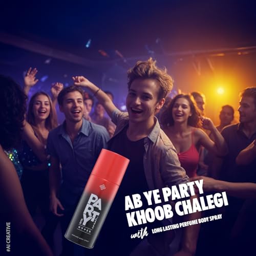 Image of RIYA Hyper Deodorant Perfume Body Spray for Men | Long-Lasting Citrus Fougere Fragrance | 150ml | Fresh Energy Boost for Night Parties | Skin-Friendly & Safe on Fabric