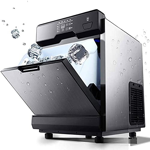 NCRD Eismaschine Machine,121£täglich,kompakter automatischer Eismaschine,bereit in 6 Minuten,perfekt for Haus/Küche/Büro…