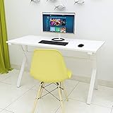 2.Poudre épaisse De Bureau-Le Cadre En Métal Revêtu Et Les Pieds De Table Soutiennent La Construction Rendent Le Bureau Très Solide,Des Supports En Acier Fixes Supplémentaires Et Une Conception De Jonction Triangulaire Assurent Une Plus Grande Stabilité.