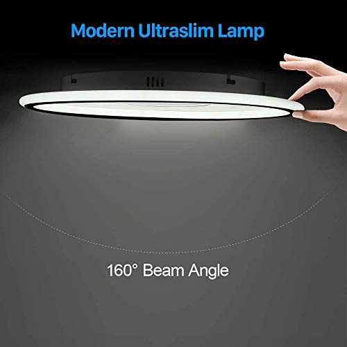 Plafonnier LED variable 28W 2100 lm avec télécommande et veilleuse - 5