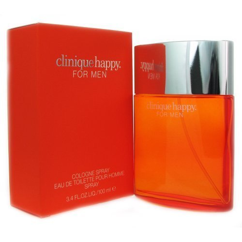 Clinique Happy Eau de Toilette Spray for Men, 3.4 Ounce