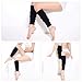 GUSDYIT 4 Pairs ankle Leg Warmers, Soft Fashion 80s 90s Outfit Fashion Leg Warmers for Girls Party Yoga (Black White Brown Gray)