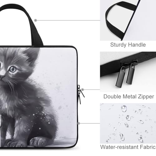 Mallette ordinateur portable chat imperméable antichoc voyage - 4
