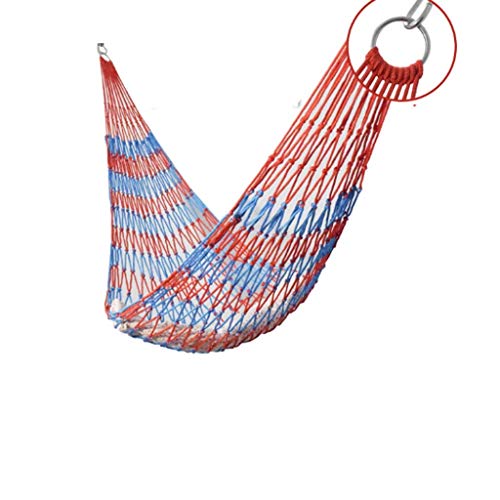 Tragbare Hängematte, Stuhl-Schaukel für Innen- und Außenbereich, ideal für Zuhause, Terrasse, Veranda, Hof, Garten und Camping, für Wanderer und Reisebegeisterte