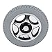 320mm PU Inflatable Wheelchair Tire with Alloy Steel Hub, 4 Hole Design for Disabled Vehicles, High Durability and Stability, Easy Installation