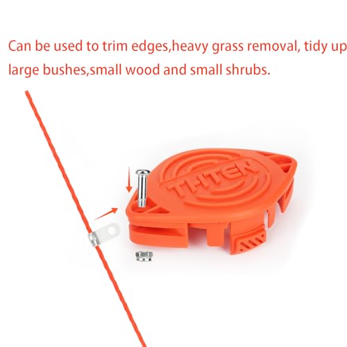 Image of THTEN AF-100 Replacement Blade Fit for Black+Decker GH600 GH900 LST220 | Compatible with Black Decker GH610,GH912,ST6600,ST7000,ST7700,NST1118,NST2118,LST220,LST300 Line String Trimmer 43PK
