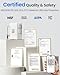 KOVIET U1 Pro Reverse Osmosis System, 800GPD Tankless Reverse Osmosis Water Filter, 10-Stage Under Sink RO Water Filtration System, NSF/ANSI 42&58 Certified with Smart LED Faucet, 3:1 Pure to Drain